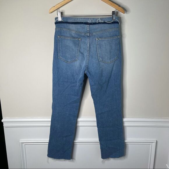 FRAME Le High Straight belt tie high rise jeans 27 - Picture 6 of 7